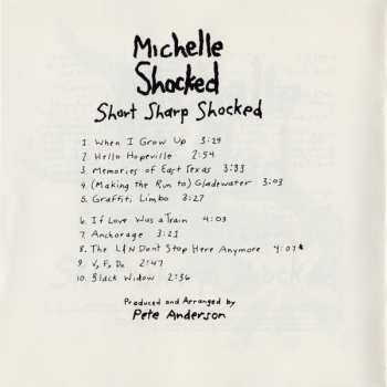 CD Michelle Shocked: Short Sharp Shocked