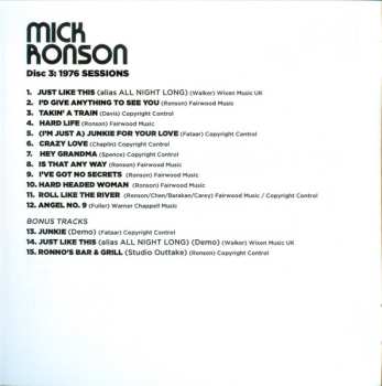 4CD/Dobozkészlet Mick Ronson: Only After Dark The Complete MainMan Recordings
