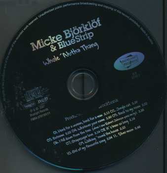 CD Micke Björklöf & Blue Strip: Whole 'Nutha Thang