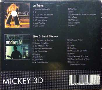 2CD/Dobozkészlet Mickey 3D: La Trêve  / Live À Saint Etienne