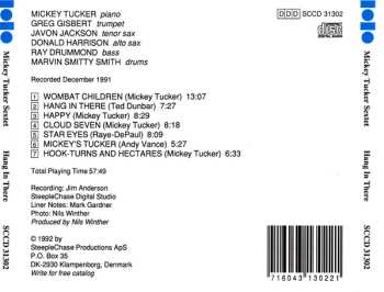 CD Mickey Tucker Sextet: Hang In There