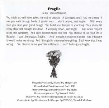 CD Midge Ure: Fragile