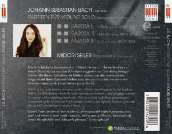 CD Johann Sebastian Bach: Partitas For Violin
