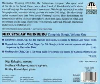 CD Mieczysław Weinberg: Complete Songs Volume One