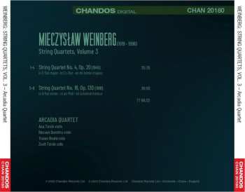 CD Mieczysław Weinberg: String Quartets, Volume 3