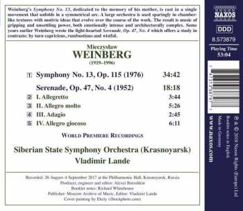 CD Mieczysław Weinberg: Symphony No. 13; Serenade