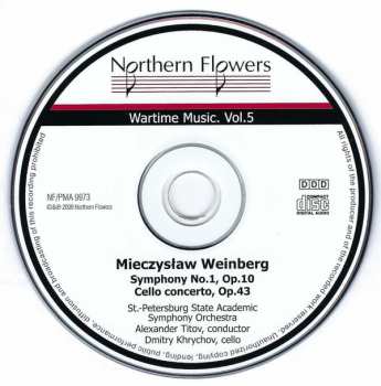 CD Mieczysław Weinberg: Symphony No.1, Cello Concerto