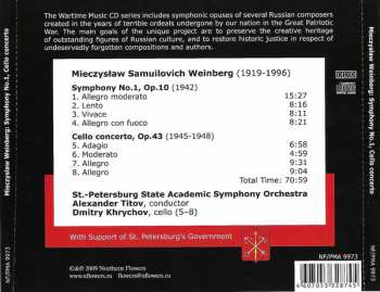 CD Mieczysław Weinberg: Symphony No.1, Cello Concerto