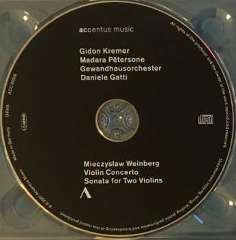 CD Daniele Gatti: Violin Concerto / Sonata For Two Violins DIGI