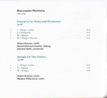 CD Daniele Gatti: Violin Concerto / Sonata For Two Violins DIGI
