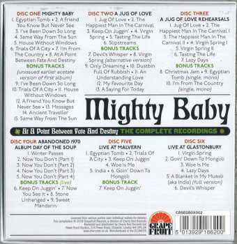 6CD/Dobozkészlet Mighty Baby: At A Point Between Fate And Destiny (The Complete Recordings)