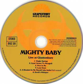 6CD/Dobozkészlet Mighty Baby: At A Point Between Fate And Destiny (The Complete Recordings)