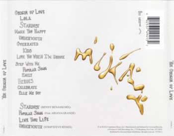 CD MIKA: The Origin Of Love