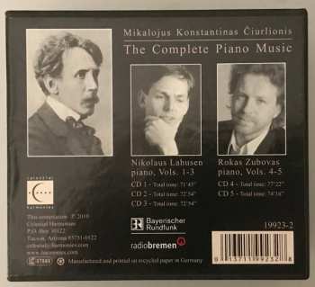 5CD/Dobozkészlet Mikalojus Konstantinas Ciurlionis: The Complete Piano Music