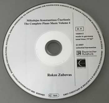 5CD/Dobozkészlet Mikalojus Konstantinas Ciurlionis: The Complete Piano Music