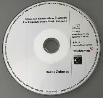 5CD/Dobozkészlet Mikalojus Konstantinas Ciurlionis: The Complete Piano Music