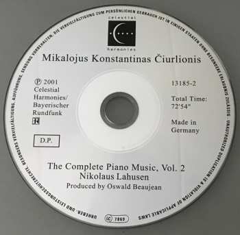 5CD/Dobozkészlet Mikalojus Konstantinas Ciurlionis: The Complete Piano Music