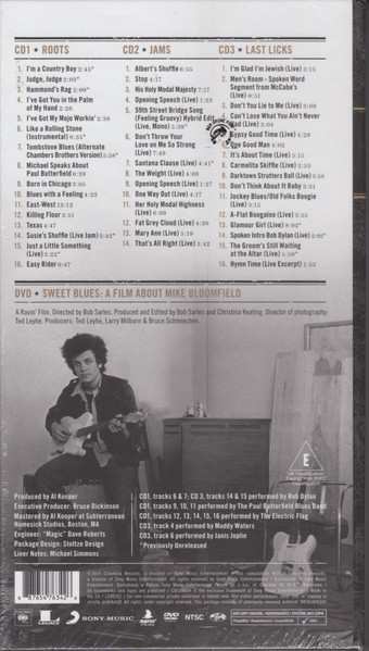 3CD/DVD/Dobozkészlet Mike Bloomfield: From His Head To His Heart To His Hands
