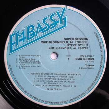 LP Mike Bloomfield: Super Session