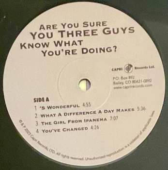 LP Jeff Hamilton: Are You Sure You Three Guys Know What You're Doing? LTD