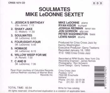 CD Mike LeDonne Sextet: Soulmates