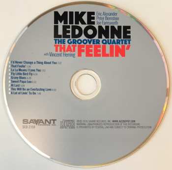 CD Mike LeDonne: That Feelin'