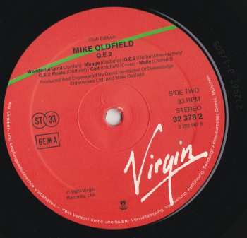 LP Mike Oldfield: QE2