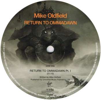 LP Mike Oldfield: Return To Ommadawn