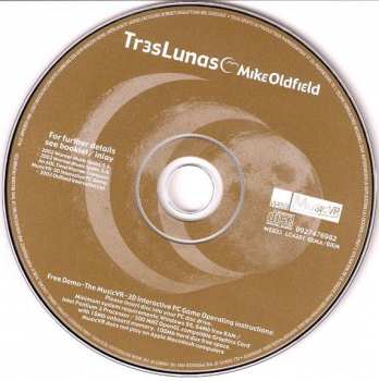 CD Mike Oldfield: Tr3s Lunas