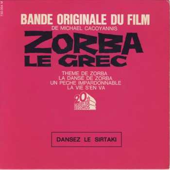 SP Mikis Theodorakis: Bande Originale Du Film Zorba Le Grec