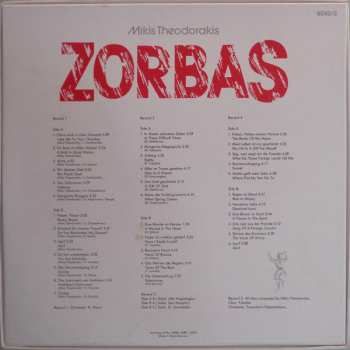 3LP/Dobozkészlet Mikis Theodorakis: Zorbas