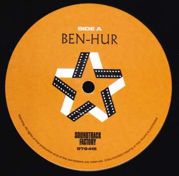 LP Miklós Rózsa: Ben-Hur (Original Motion Picture Soundtrack) LTD