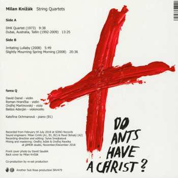 LP Milan Knížák: String Quartets