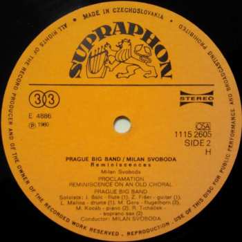 LP Prague Big Band: Reminiscences