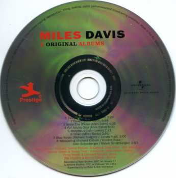 5CD/Dobozkészlet Miles Davis: 5 Original Albums