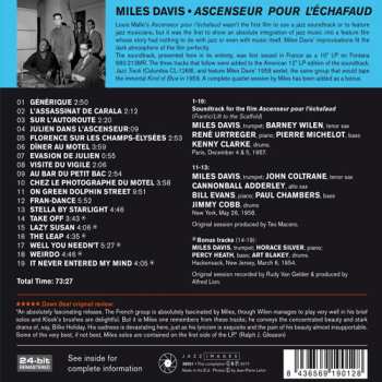 CD Miles Davis: Ascenseur Pour L'échafaud