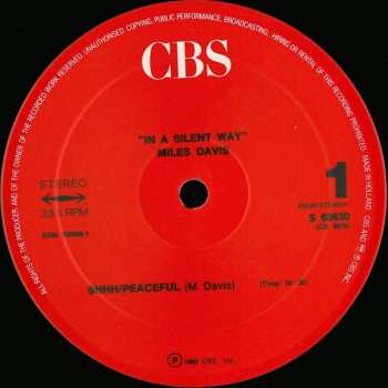LP Miles Davis: In A Silent Way