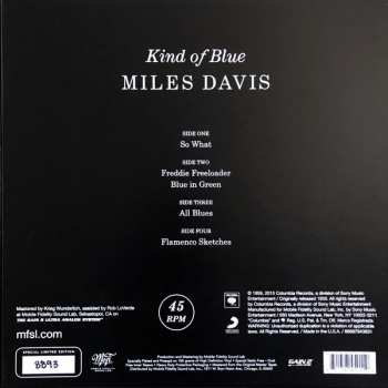 2LP/Dobozkészlet Miles Davis: Kind Of Blue LTD | NUM | DLX