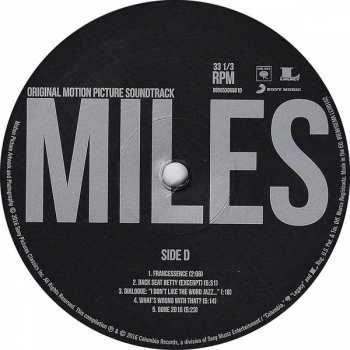 2LP Miles Davis: Miles Ahead (Original Motion Picture Soundtrack)