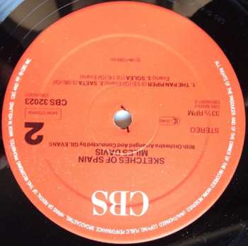 LP Miles Davis: Sketches Of Spain