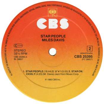 LP Miles Davis: Star People NUM | LTD | CLR