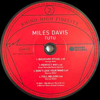 LP Miles Davis: Tutu LTD | NUM