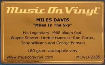 LP Miles Davis: Miles In The Sky
