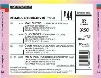 CD Milica Djordjević: # 44 | Mali Svitac, ... / Quicksilver / Čvor / Mit O Ptici
