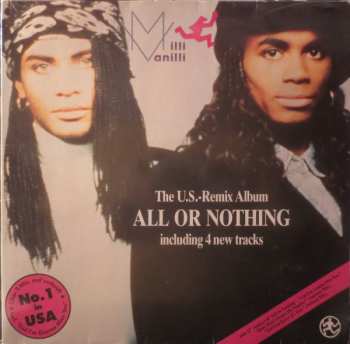 LP Milli Vanilli: All Or Nothing - The U.S.-Remix Album
