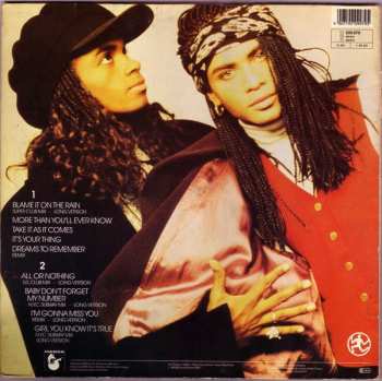 LP Milli Vanilli: All Or Nothing - The U.S.-Remix Album