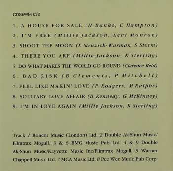 CD Millie Jackson: Free And In Love