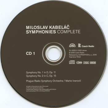 4CD/Dobozkészlet Prague Radio Symphony Orchestra: Symphonies Complete