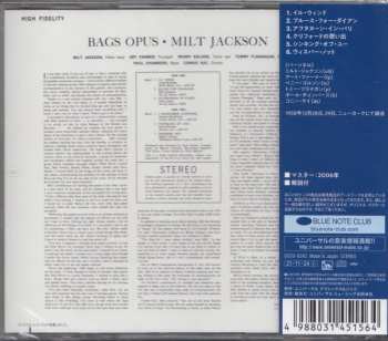 CD Milt Jackson: Bags' Opus LTD