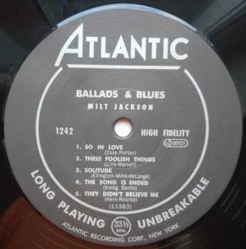 LP Milt Jackson: Ballads & Blues